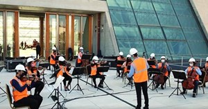 CSO'nun yeni binasının yapımında çalışan işçilere teşekkür konseri