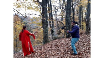 Domaniç Dağları'nda klip çekildi