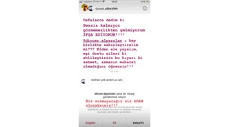 Kendisini taciz eden o kişiyi ifşa etti!