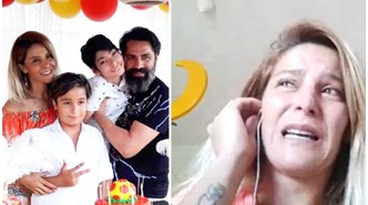 Koronavirüse yakalanan Çılgın Sedat'ın karısı canlı yayında gözyaşlarına boğuldu: Engelli oğluma kim bakacak