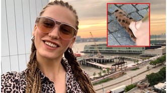 Oyuncu Serenay Sarıkaya, 15 bin TL'lik terlikleriyle yine adından söz ettirdi