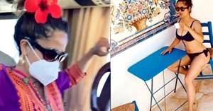 Salma Hayek yerinde duramadı