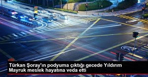 Türkan Şoray'ın podyuma çıktığı gecede Yıldırım Mayruk meslek hayatına veda etti